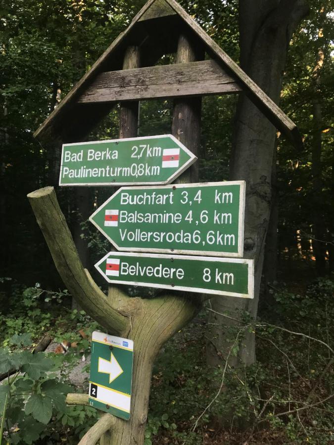 Ferienwohnung Morgensonne Am Kurpark Bad Berka - Parkplatz - Spielplatz - Wlan - 2 Schlafzimmer Exteriér fotografie